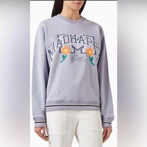 NWT Madhappy Women’s Lavender Local Optimist Fleece Crewneck Sweatshirt - Size L